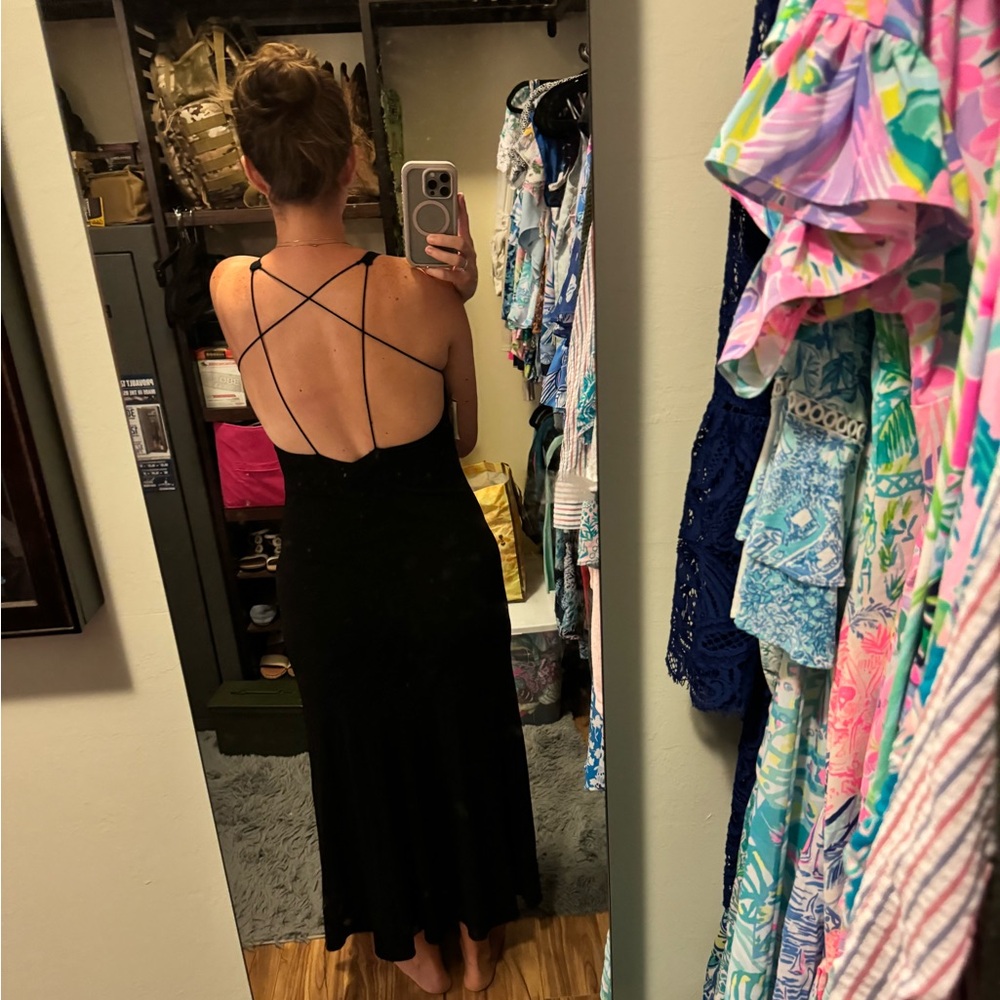 Vintage Hugo Buscati Collection Backless Maxi
